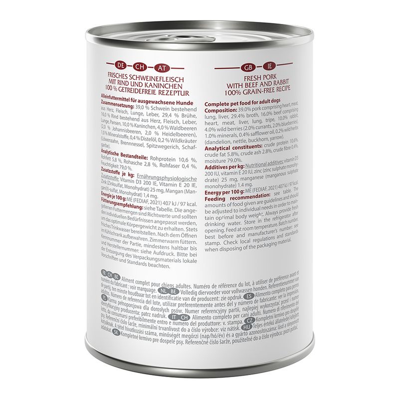 Wolf of Wilderness 'Red Meat' 6 x 400 g