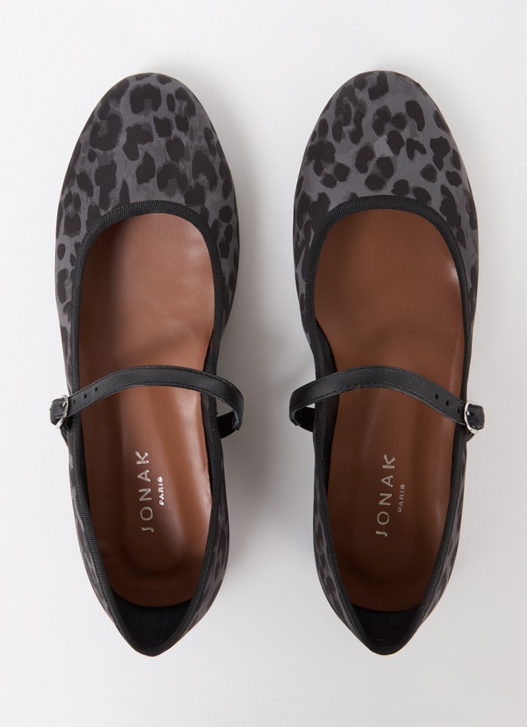 Jonak Ballerina with leopard print