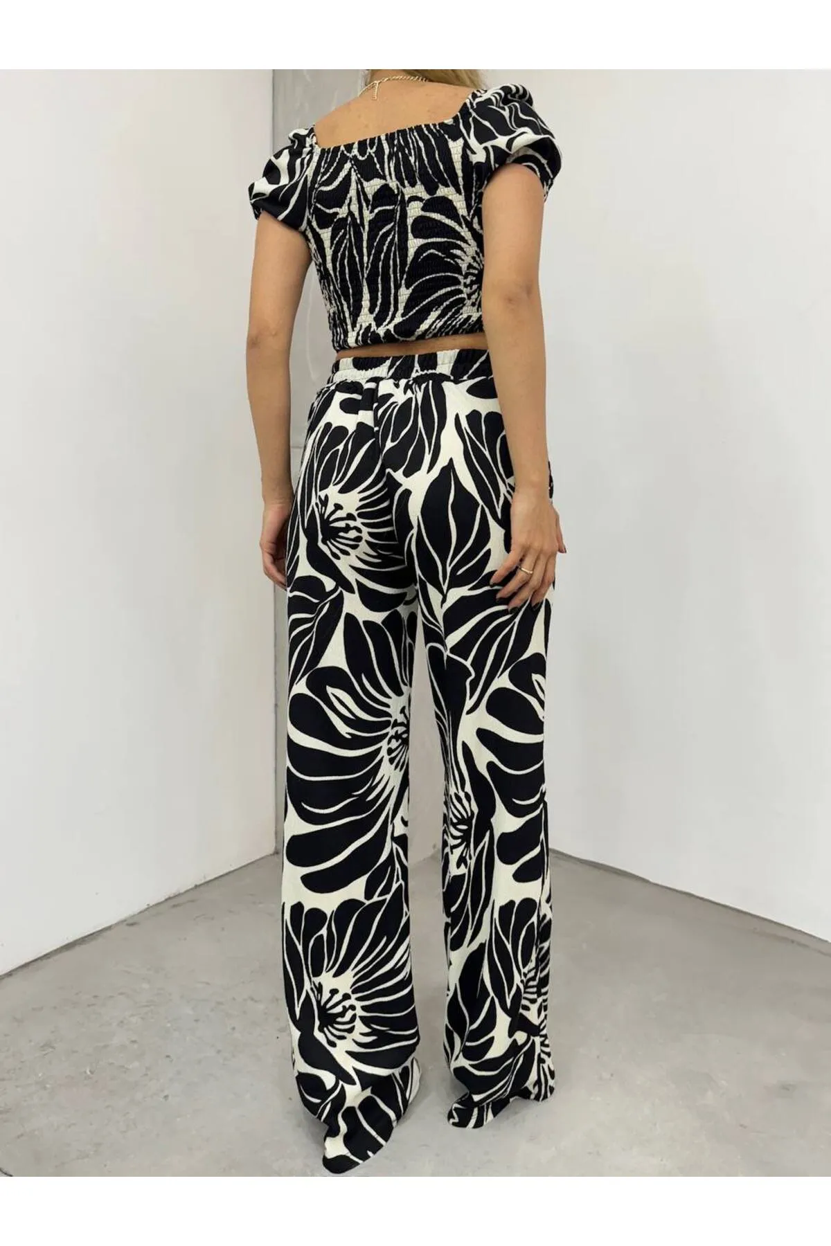 BİKELİFE  Bustierhose mit Blumenmuster für Damen im Doppelset