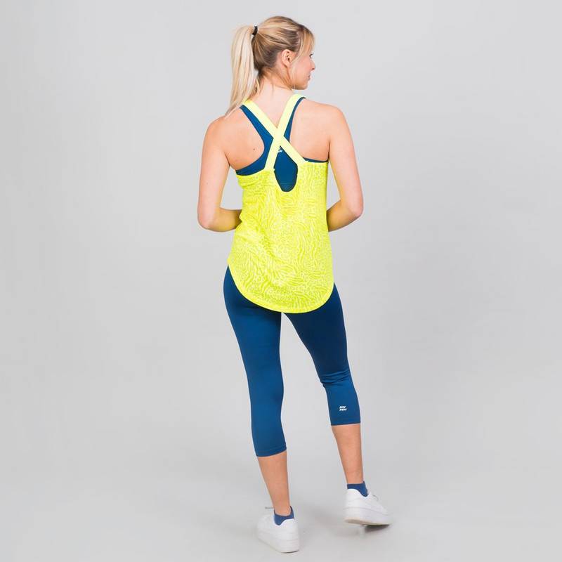 BIDI BADU Maila Burnout Tech Tank Tennisshirt Damen