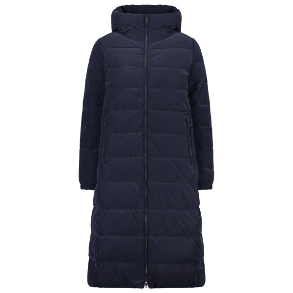 CMP - Women's Long Coat Fix Hood Nylon Silk Touch - Mantel