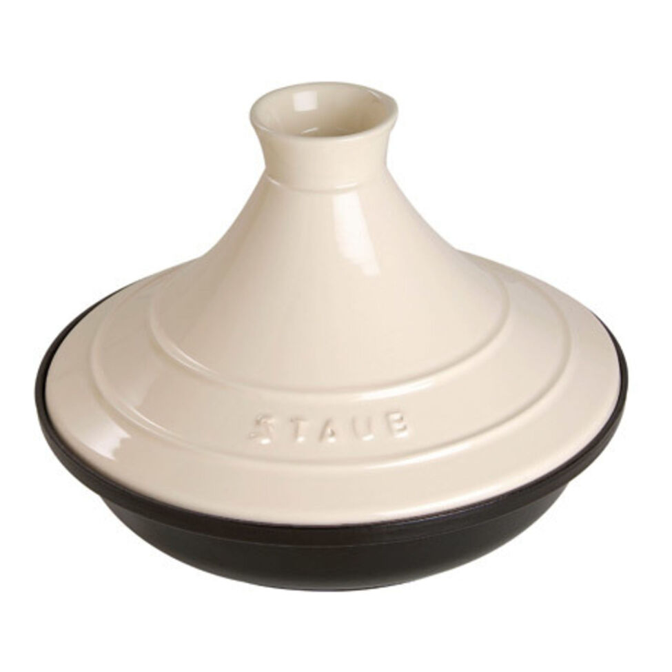 Tajine 20 cm, Gusseisen, Cream