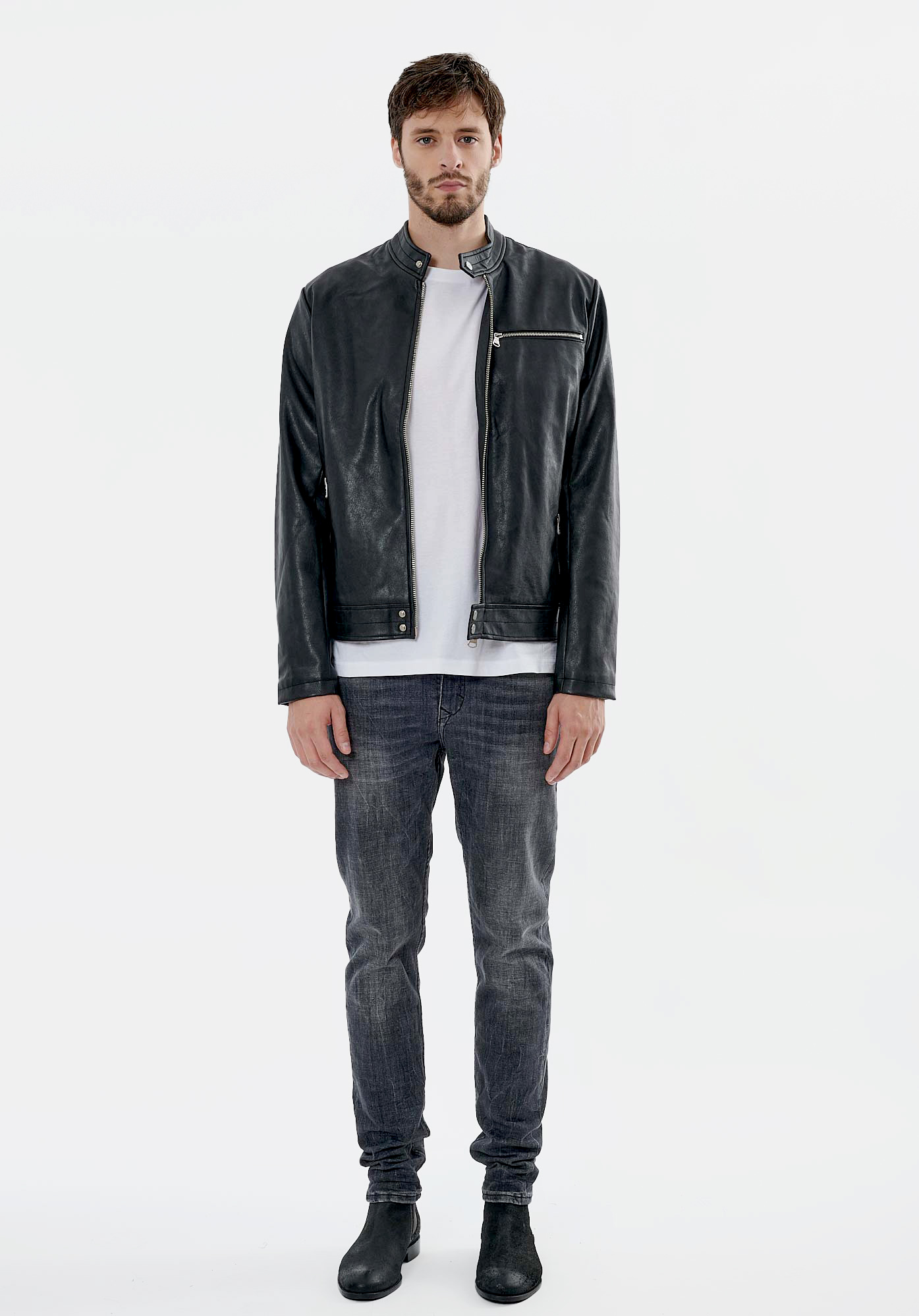 VANG   Blouson noir homme