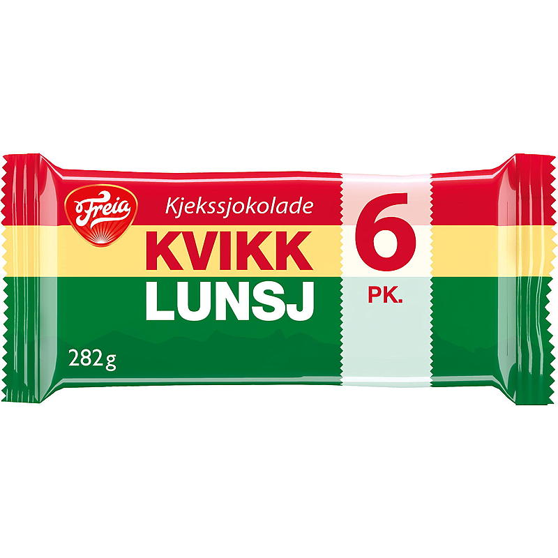Freia Kvikk Lunsj 6-pk 282 g
