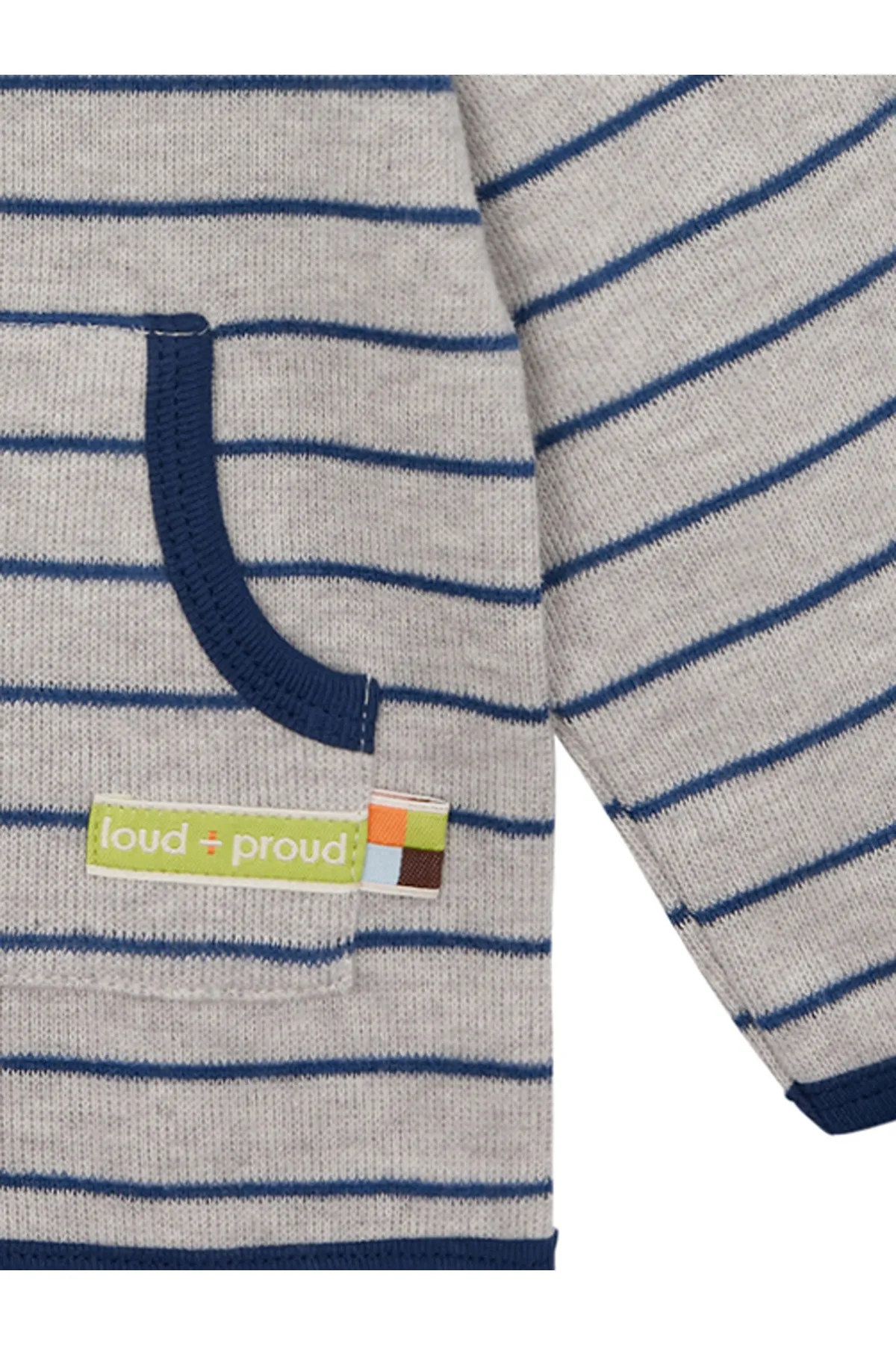 loud + proud  Jacke im Ringel-Look
