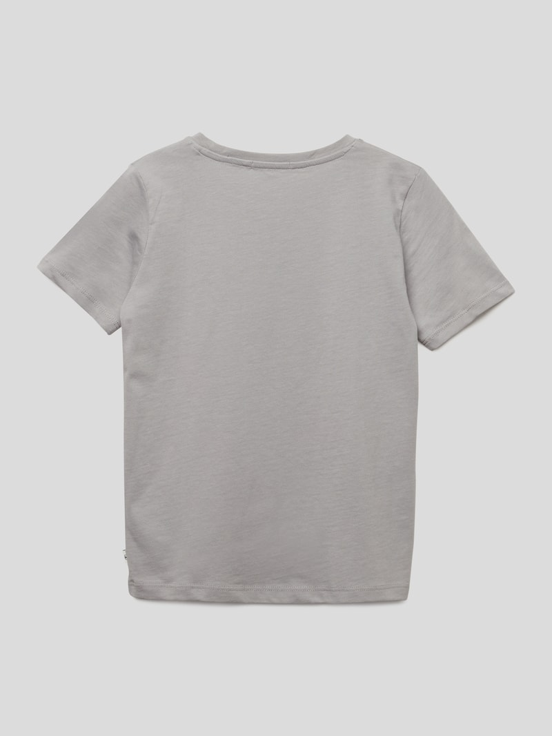 T-Shirt mit Motiv-Print in stein