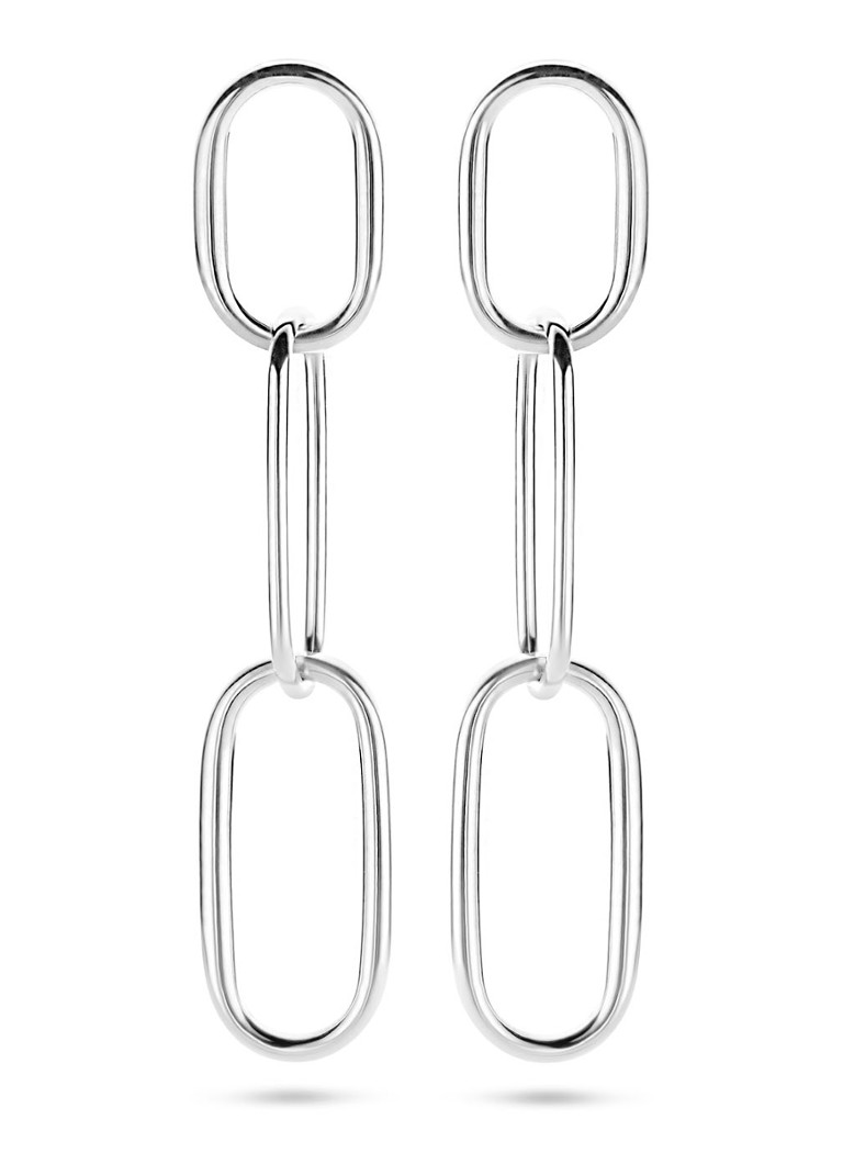 Casa Jewelry Oval Office silver drop earrings