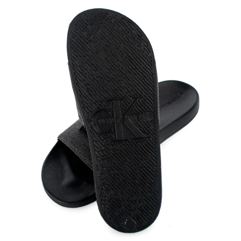 Calvin Klein Washed Slide YM00949-BEH / schwarz
