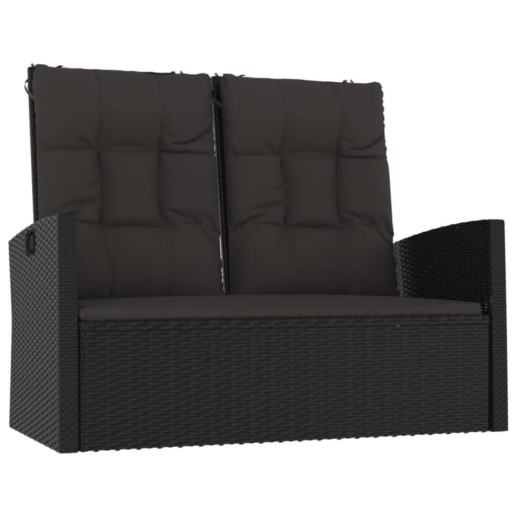 DOTMALL Gartenlounge-Set (4-tlg), mit Ecksofa,Bank,Sessel,Tisch, inkl. Auflagen, Alu/Polyrattan