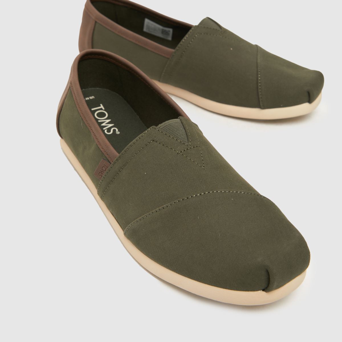 TOMS alpargata 3.0 cipő sötétzöld színben