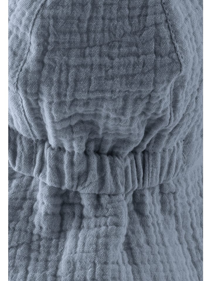 Sterntaler Schirmmütze mit Nackenschutz Musselin in blaugrau günstig kaufen