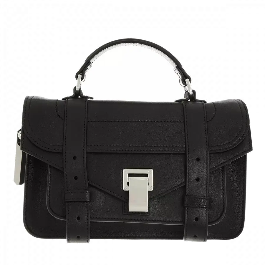 Proenza Schouler - Proenza Schouler Handle Bags Leder Black - schwarz