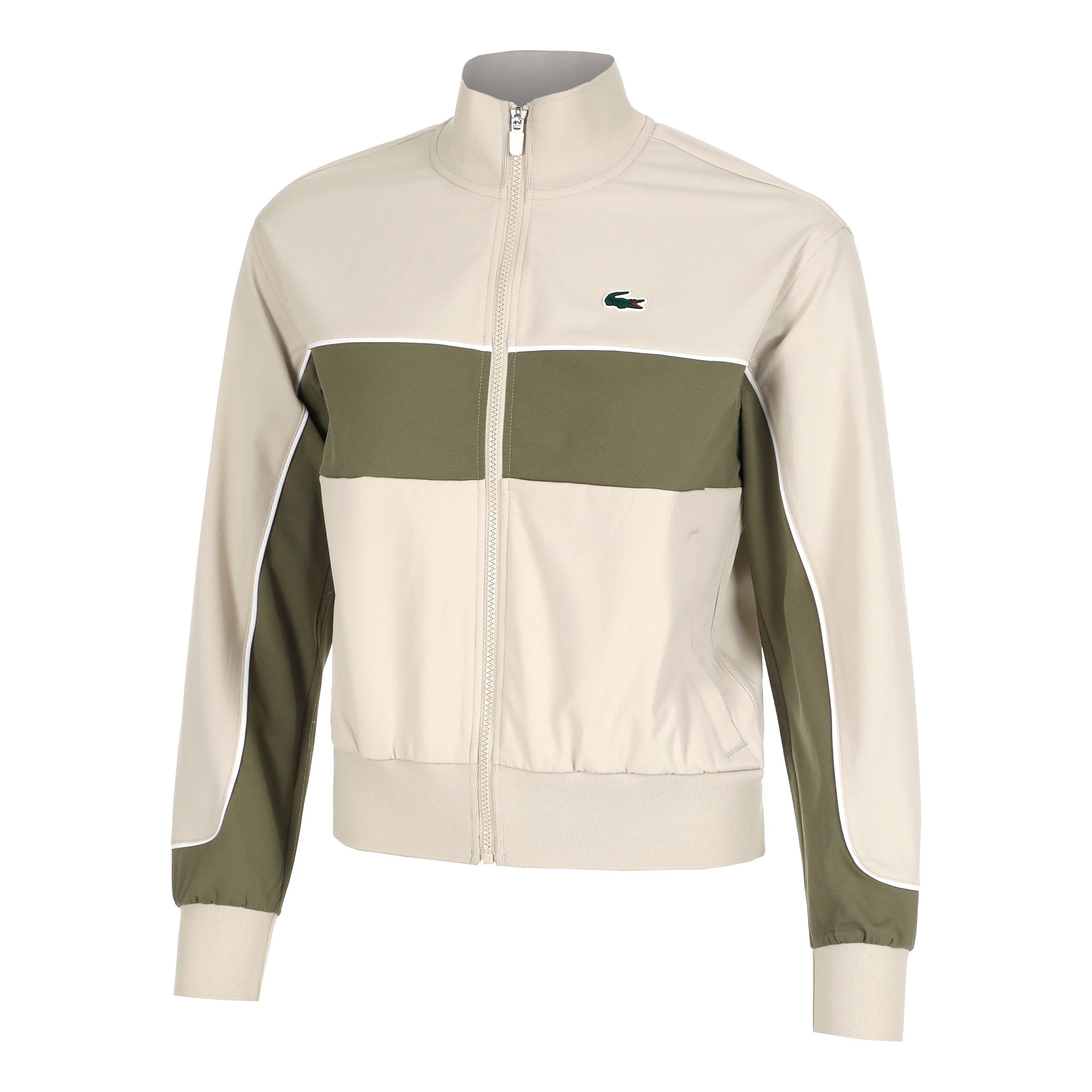 Trainingsjacke Damen - Beige, Oliv