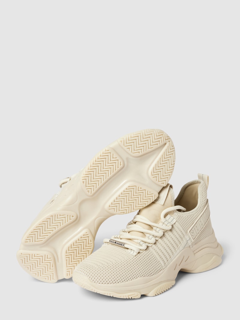 Sneaker mit Label-Details Modell 'MAC' in offwhite