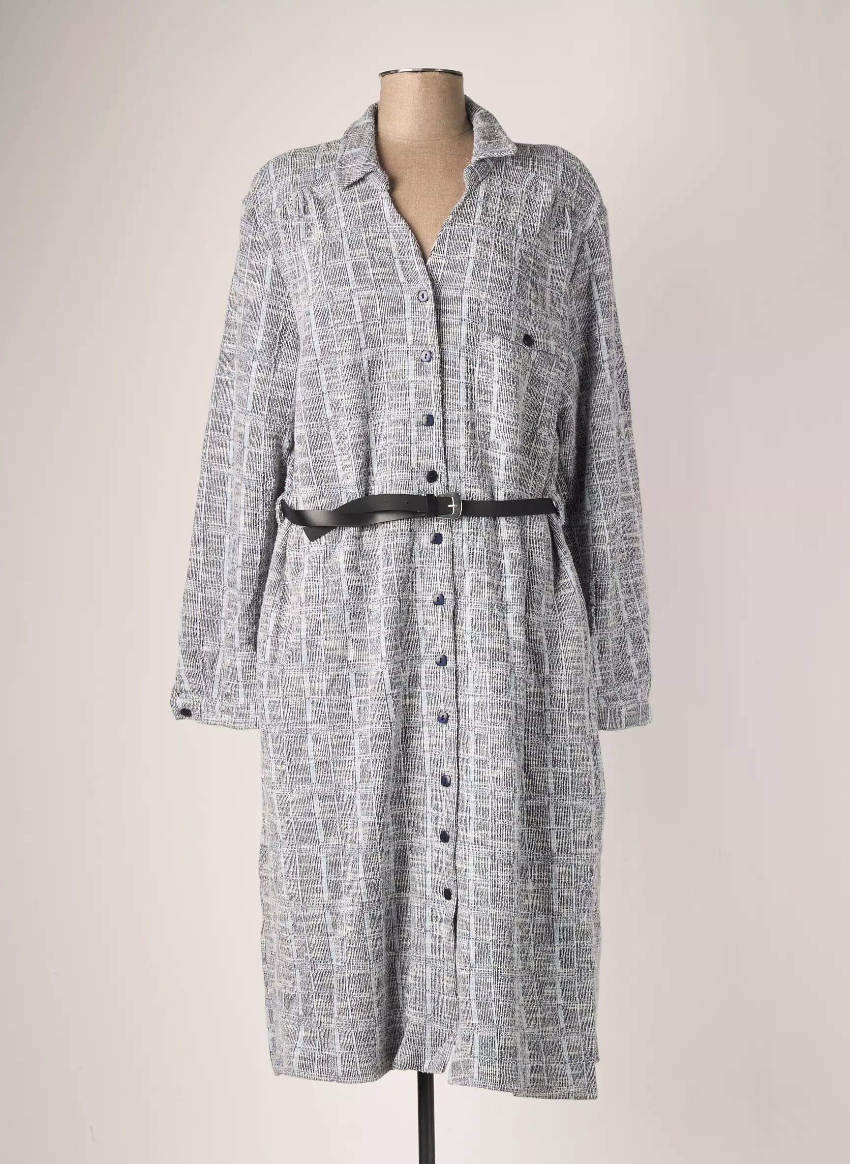 Damart Robes Mi Longues Femme couleur bleu