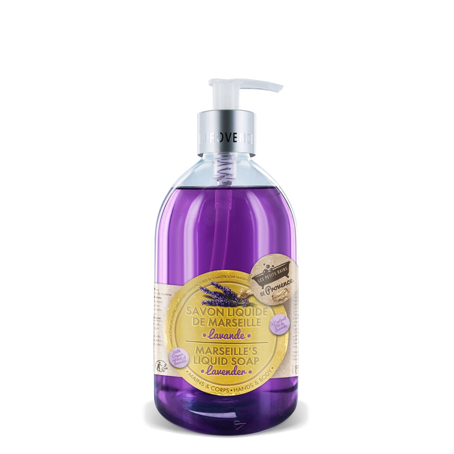 Les Petits Bains de Provence Savon Liquide de Marseille Parfum Lavande