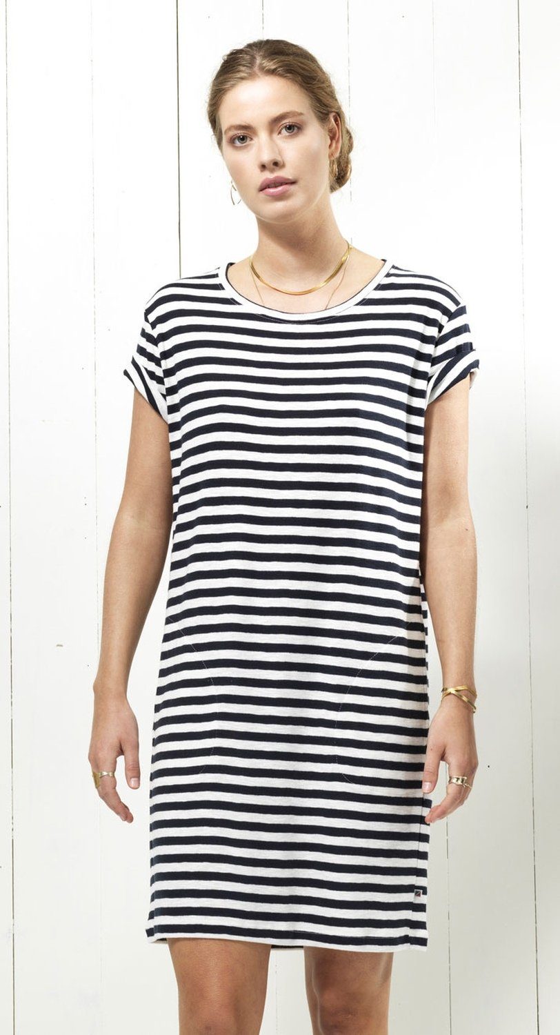 REDGREEN Sommerkleid Jersey Rundausschnitt Dolores