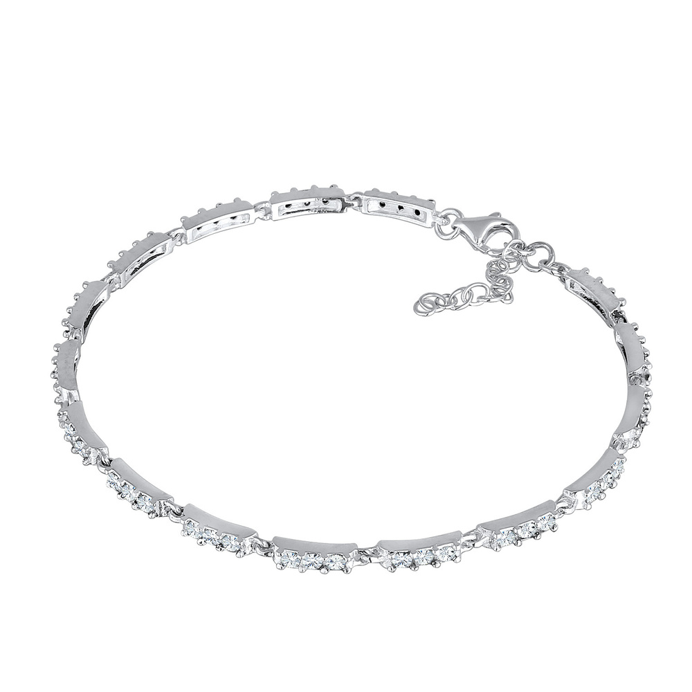 Elli Elli Bracelet Classique Cristal  Femme  (925/1000) Argent Bracelet