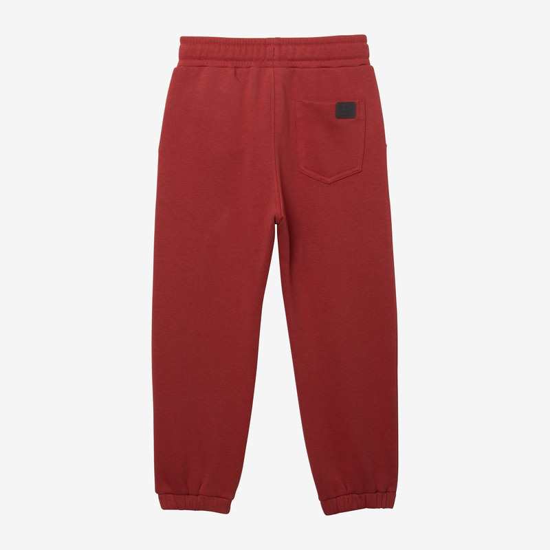 Jogging garçon brique en coton recyclé rouge Catimini