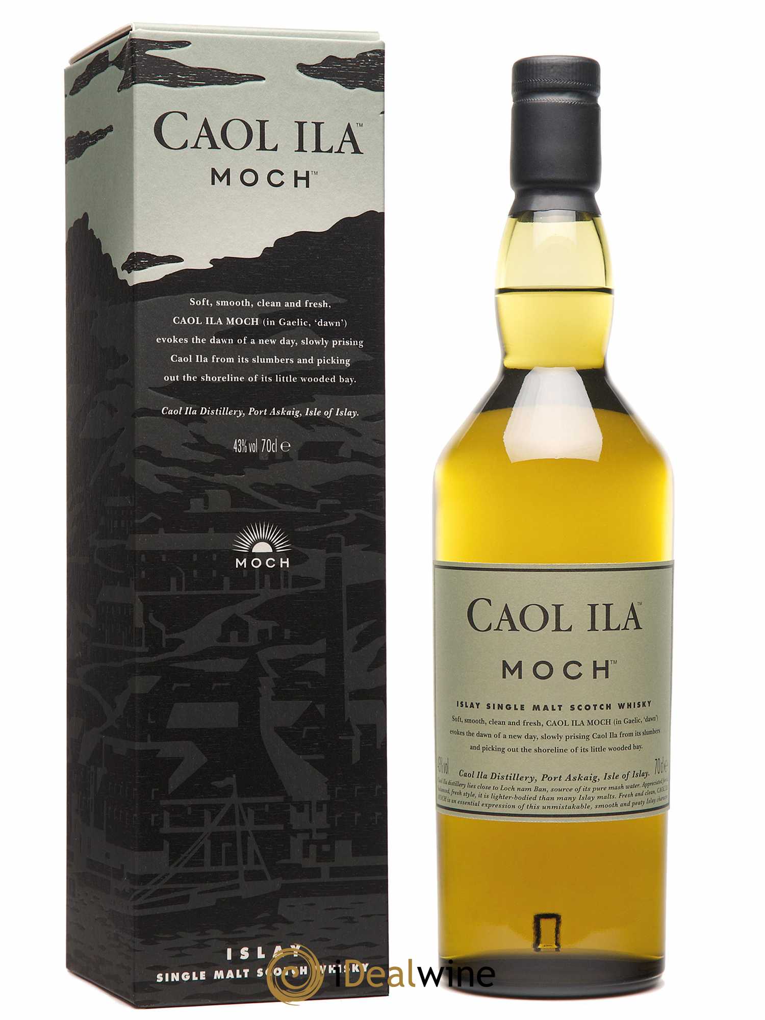 Whisky Caol Ila Single Malt Scotch Moch (70cl)  - Lot de 1 Bouteille