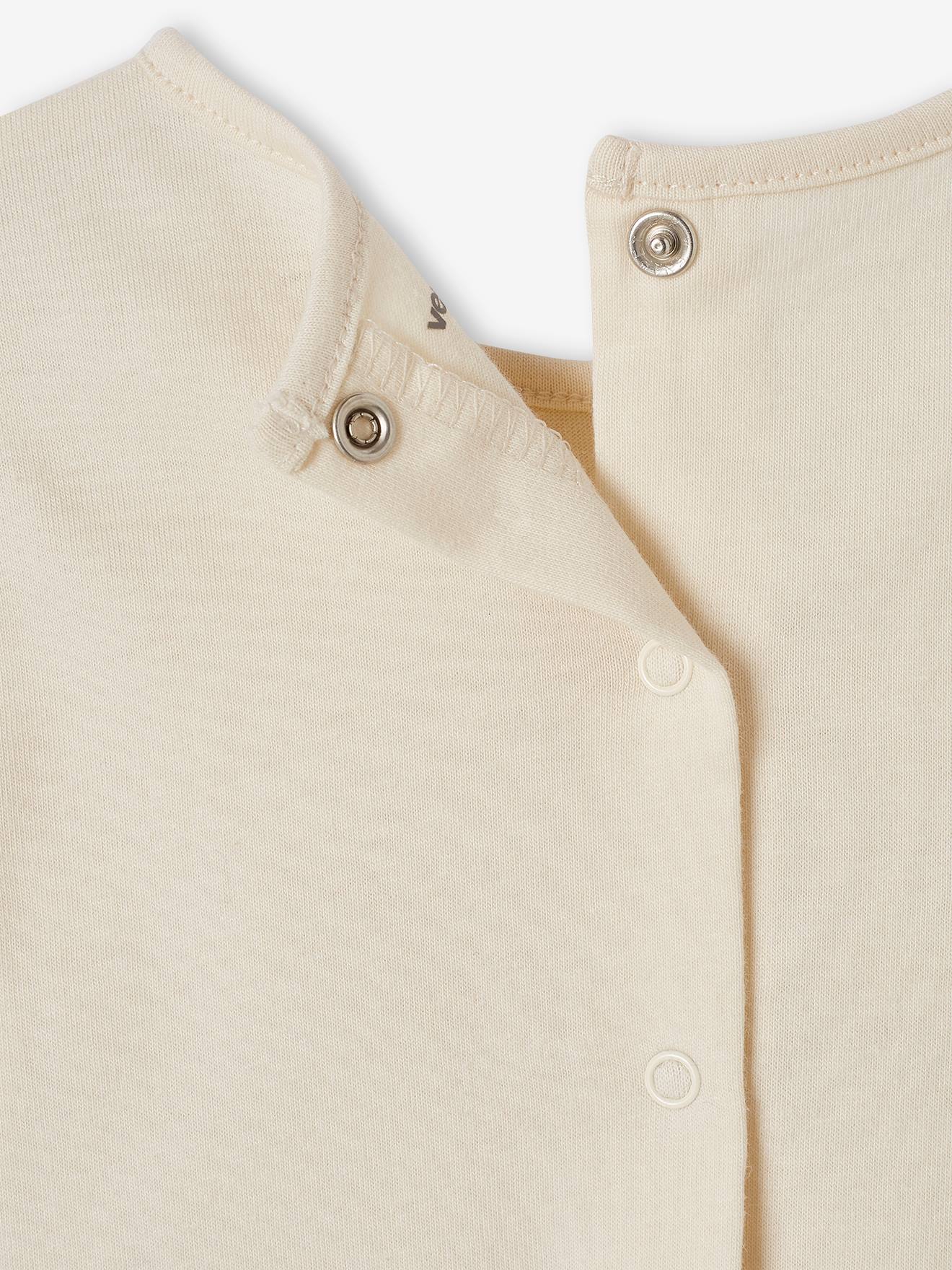 Vertbaudet Baby Weihnachts-Shirt - wollweiß