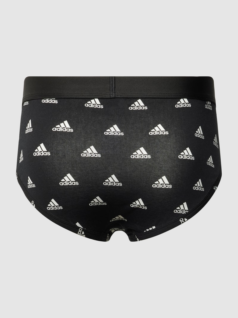 Slip mit Allover-Logo-Muster in schwarz