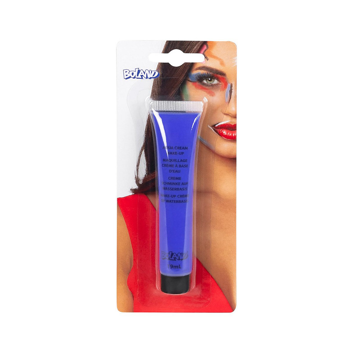 Halloween Schminke blau