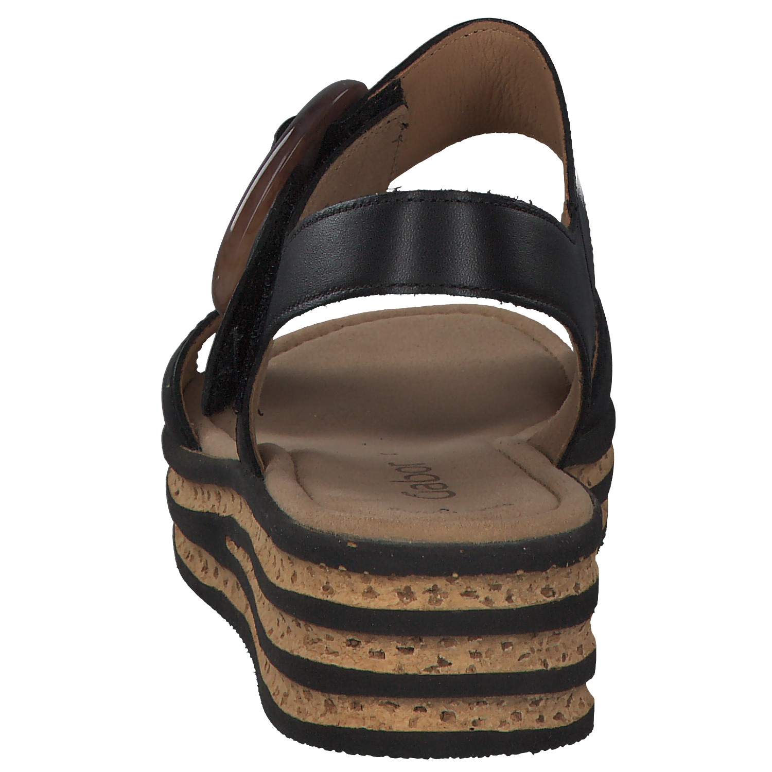 Gabor 84.550, Plateau-Sandaletten, Damen, Schwarz