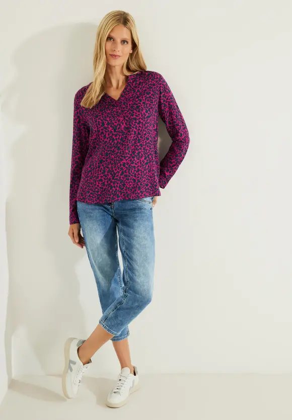 CECIL Bluse mit Minimalprint