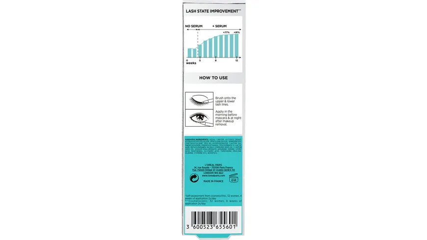 L'ORÉAL PARIS Mascara Paradise Lash Serum Booster 1.9 ml