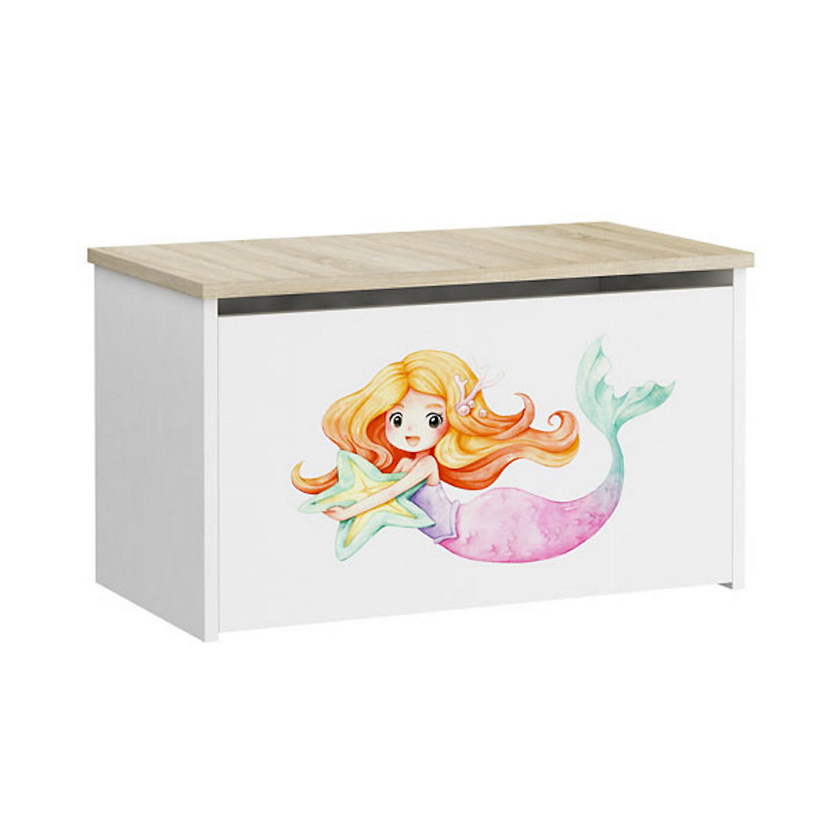 Spielzeugtruhe Sitztruhe Daria 73cm Motiv wählbar mit 1 Klappe