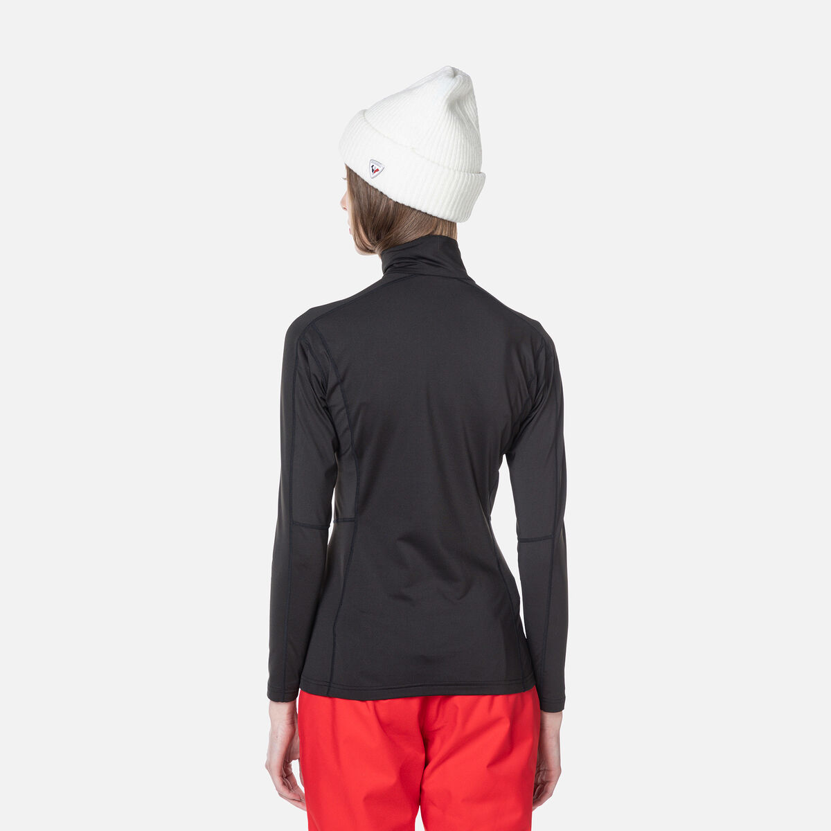 Damenoberteil Baselayer Classique mit halbem Reißverschluss