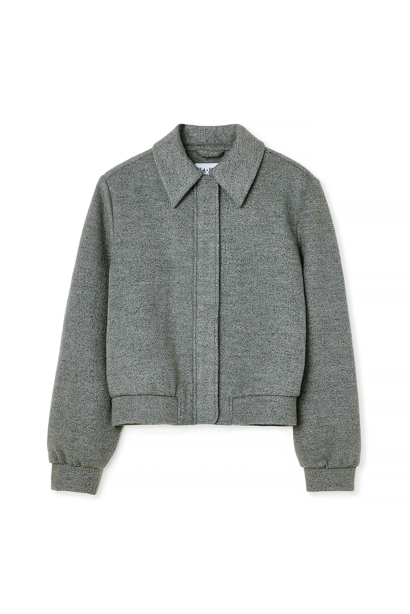 Bomberjacke aus Wollmischung