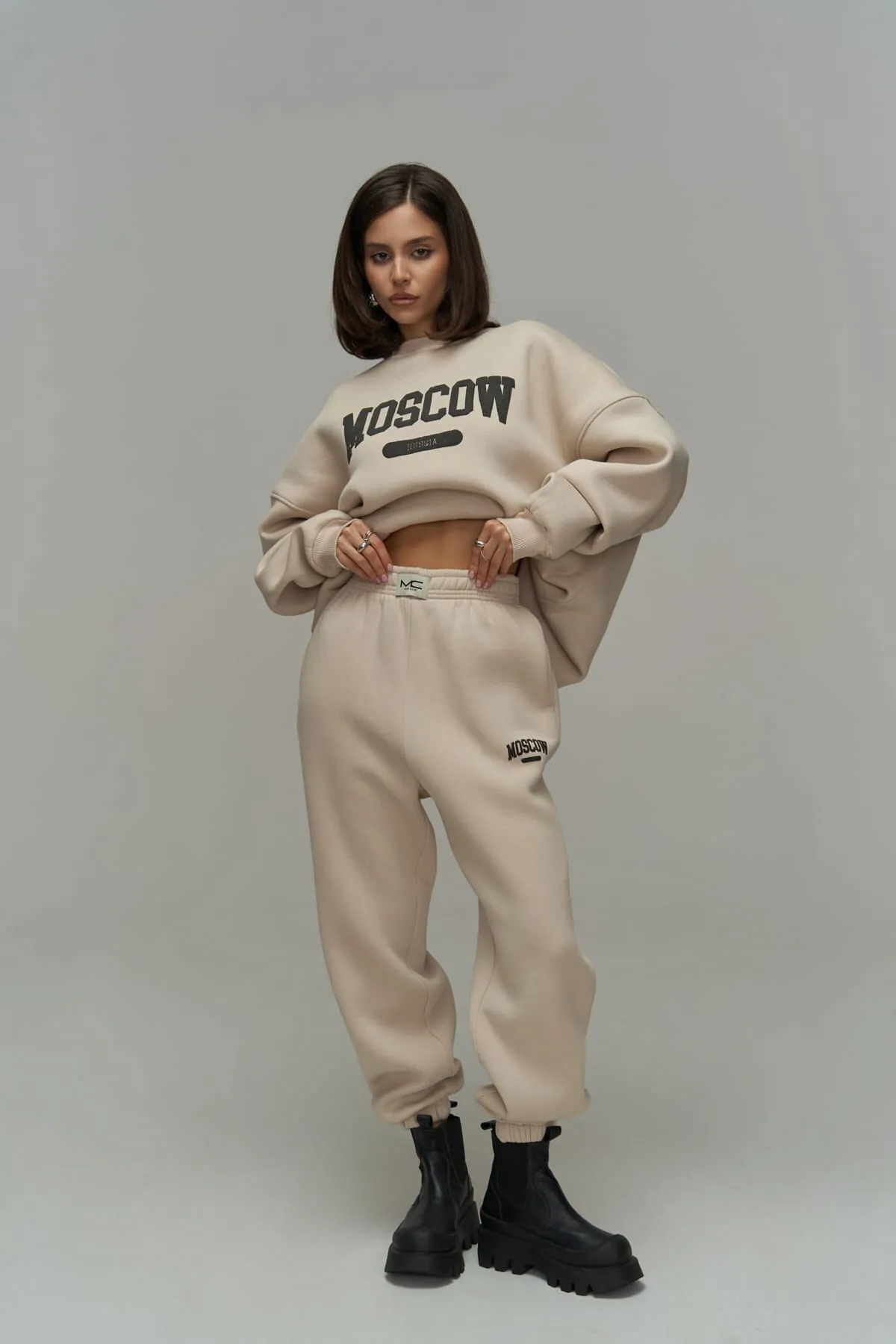 MAİ COLLECTİON  Willow Bone-Trainingsanzug-Set