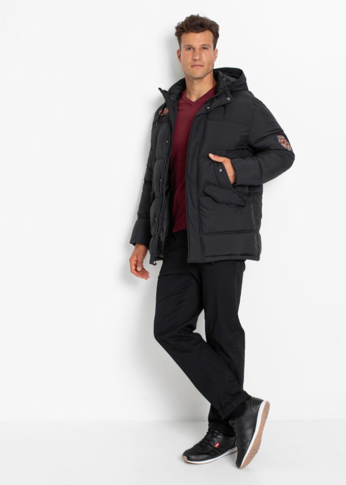 Outdoorjacke mit Kapuze