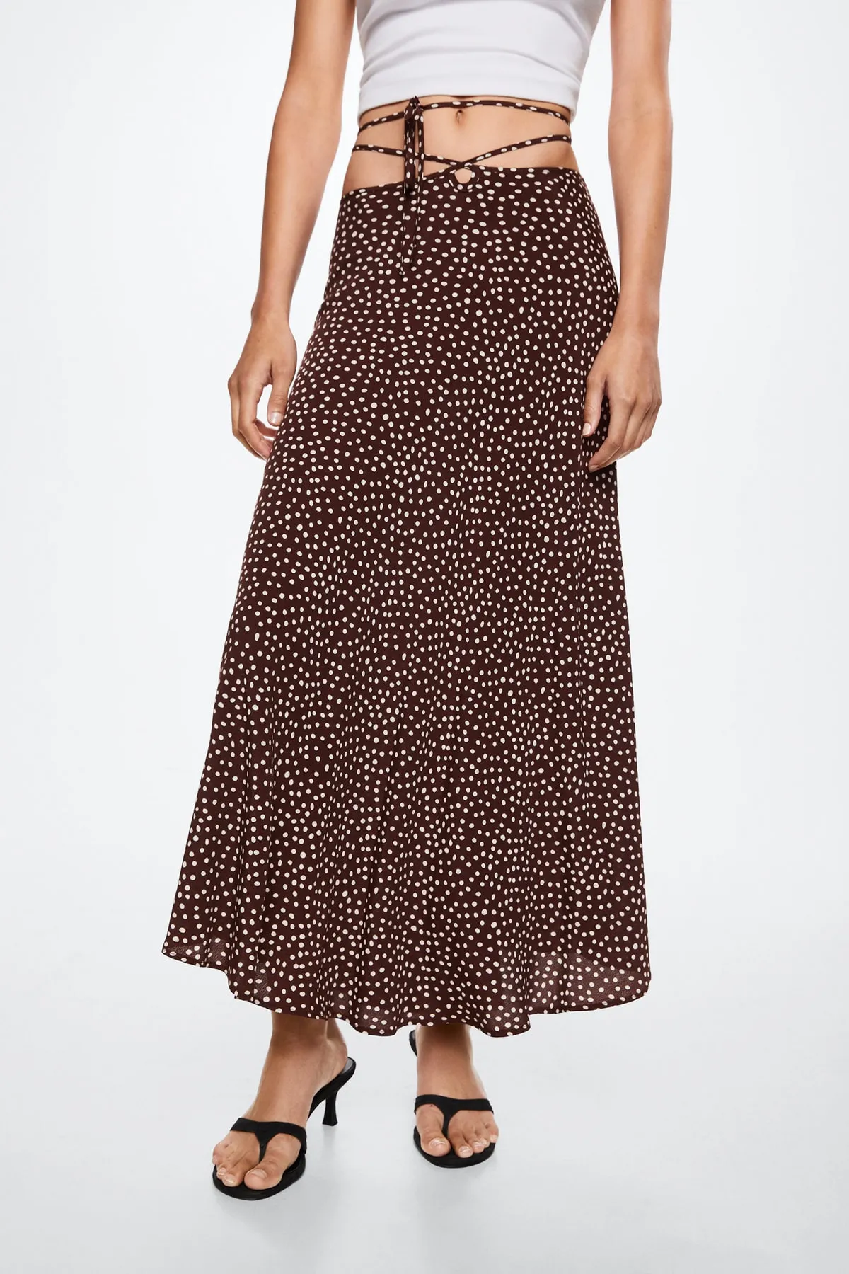 MANGO  Brauner Damenrock 37042883