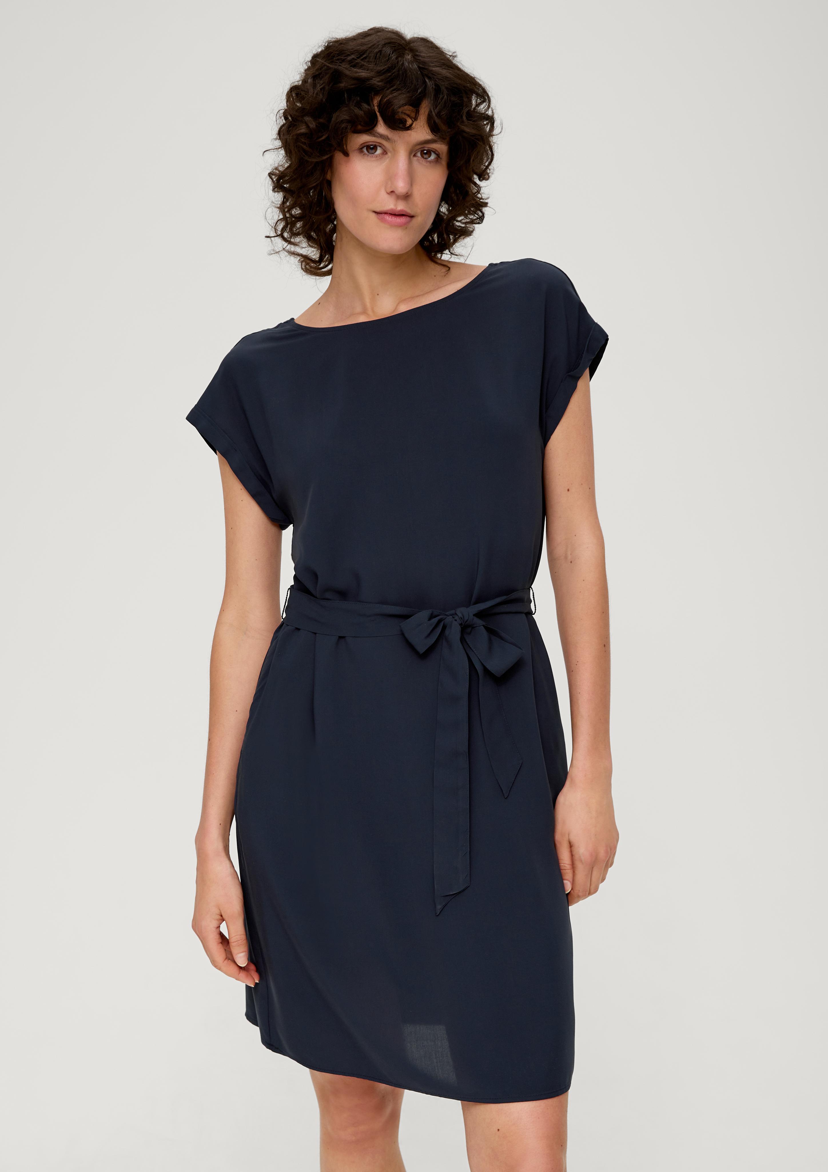 Kleid mit Bindeband aus Viskose  2131810-5959