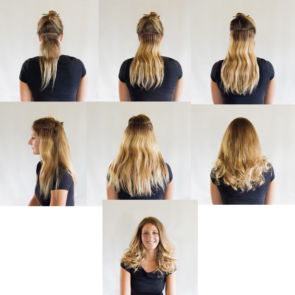 Balmain Clip-in Weft Set 40cm Clip-In Extensions Sydney