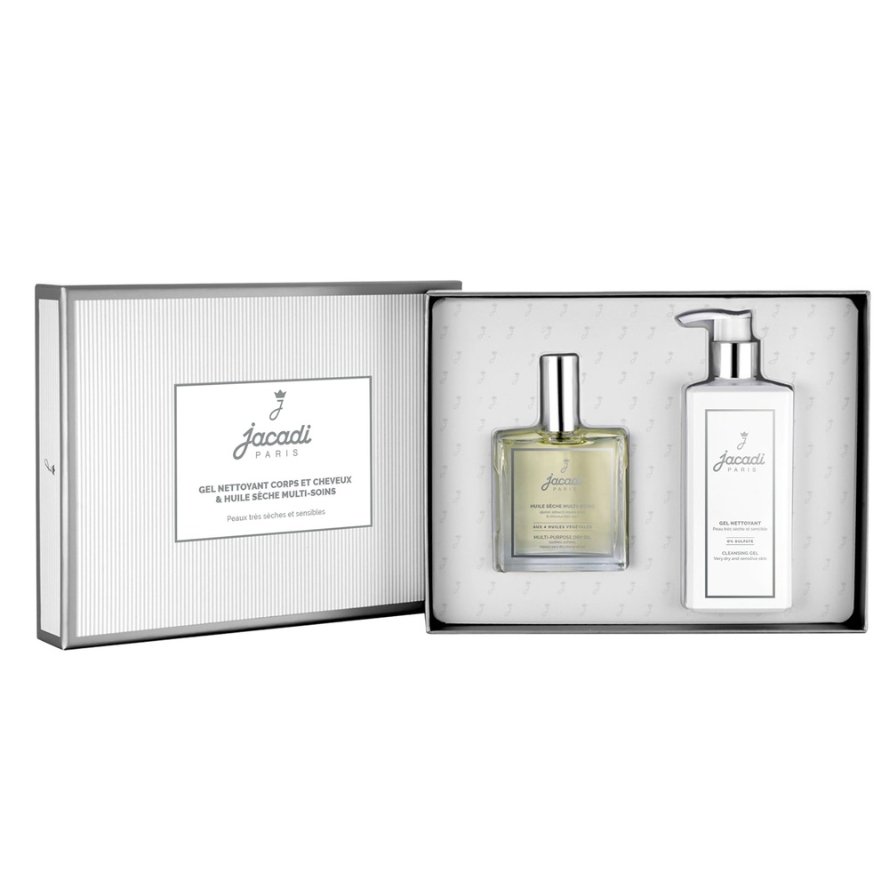 jacadi Coffret Soin - Gel nettoyant 400ml + huile multi-soins 100ml Soin