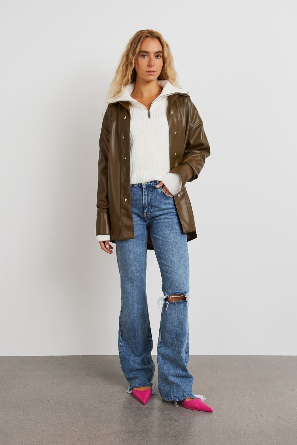 Full length flare jeans