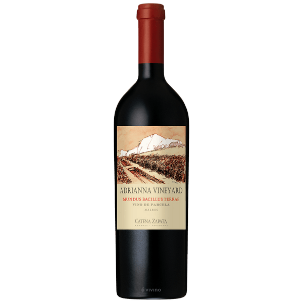 Catena ZapataAdrianna Vineyard Mundus Bacillus Terrae Malbec 2015