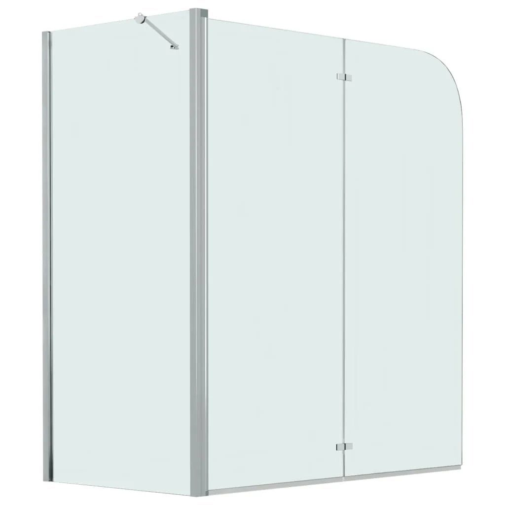 DOTMALL Badewannenaufsatz Einscheibensicherheitsglas, (2-fach), Faltbar,L x B x H: 120x68x130 cm