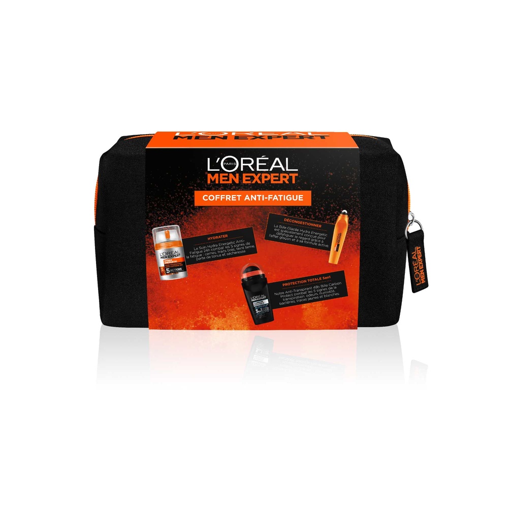 L'Oréal Paris Trousse L'Oréal Men Expert Hydra Energetic Trousse 3 Produits Routine Anti-Fatigue