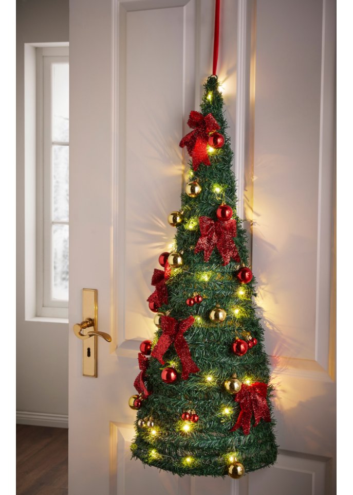 LED-Hängedeko im Weihnachtsbaum-Design