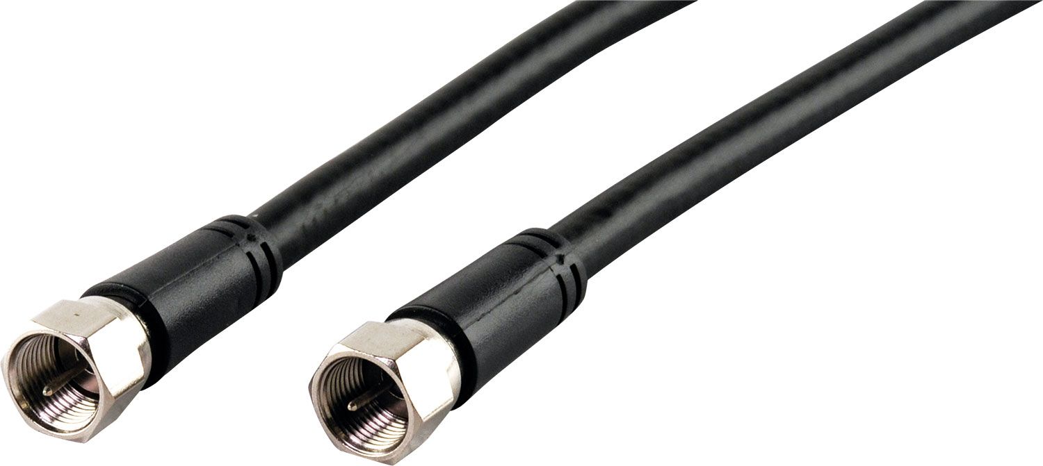 Schwaiger KVCHQ100 10 Meter schwarzes Satellitenkabel