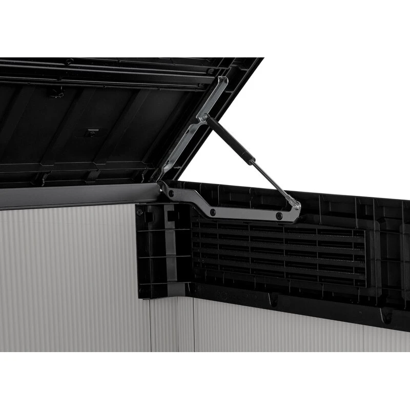 Premier Jumbo 4' 7.5 wide x 2' 8.3 deep resin horizontal trash shed
