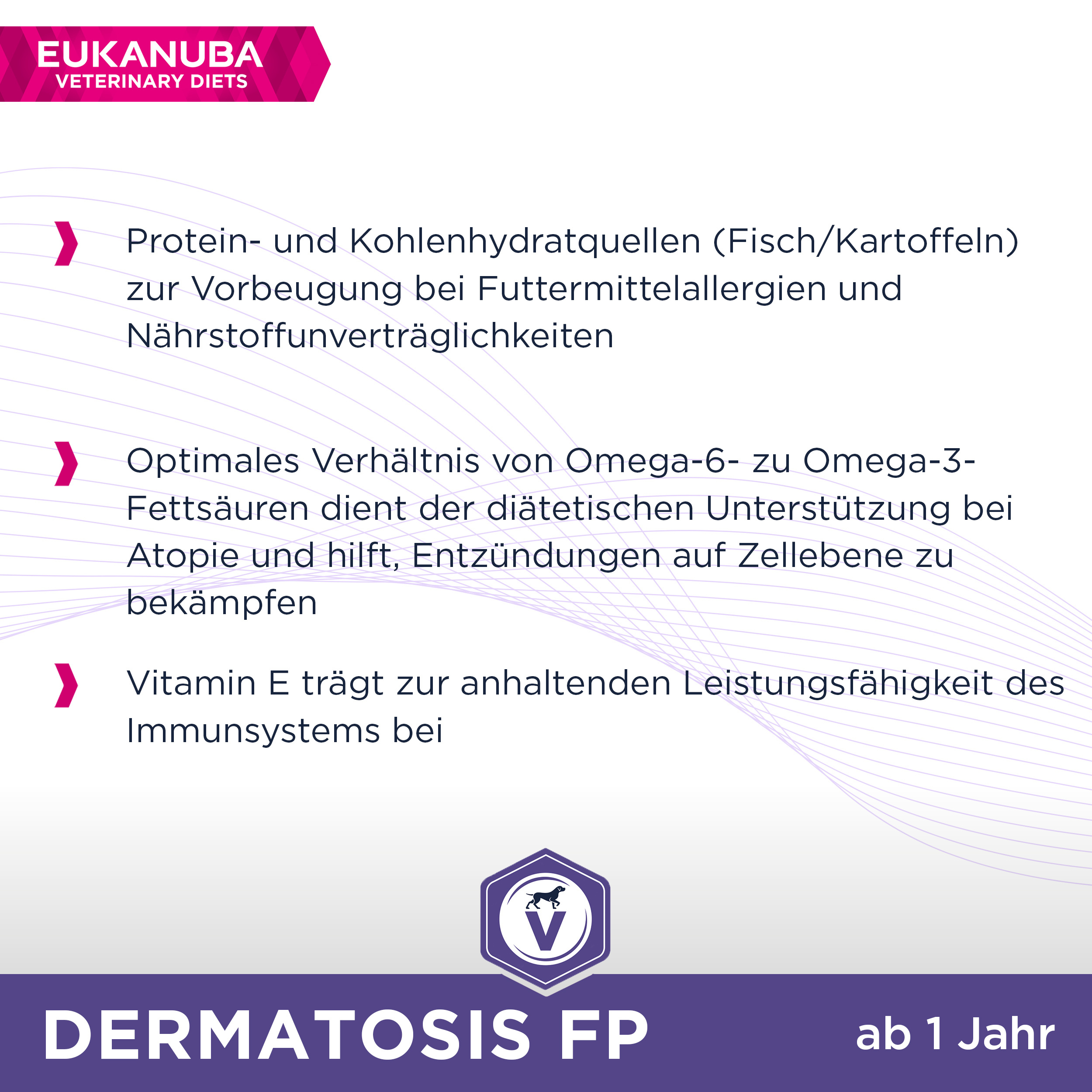 EUKANUBA Haut & Fell EUKANUBA Vet Diet Dermatosis 5 kg