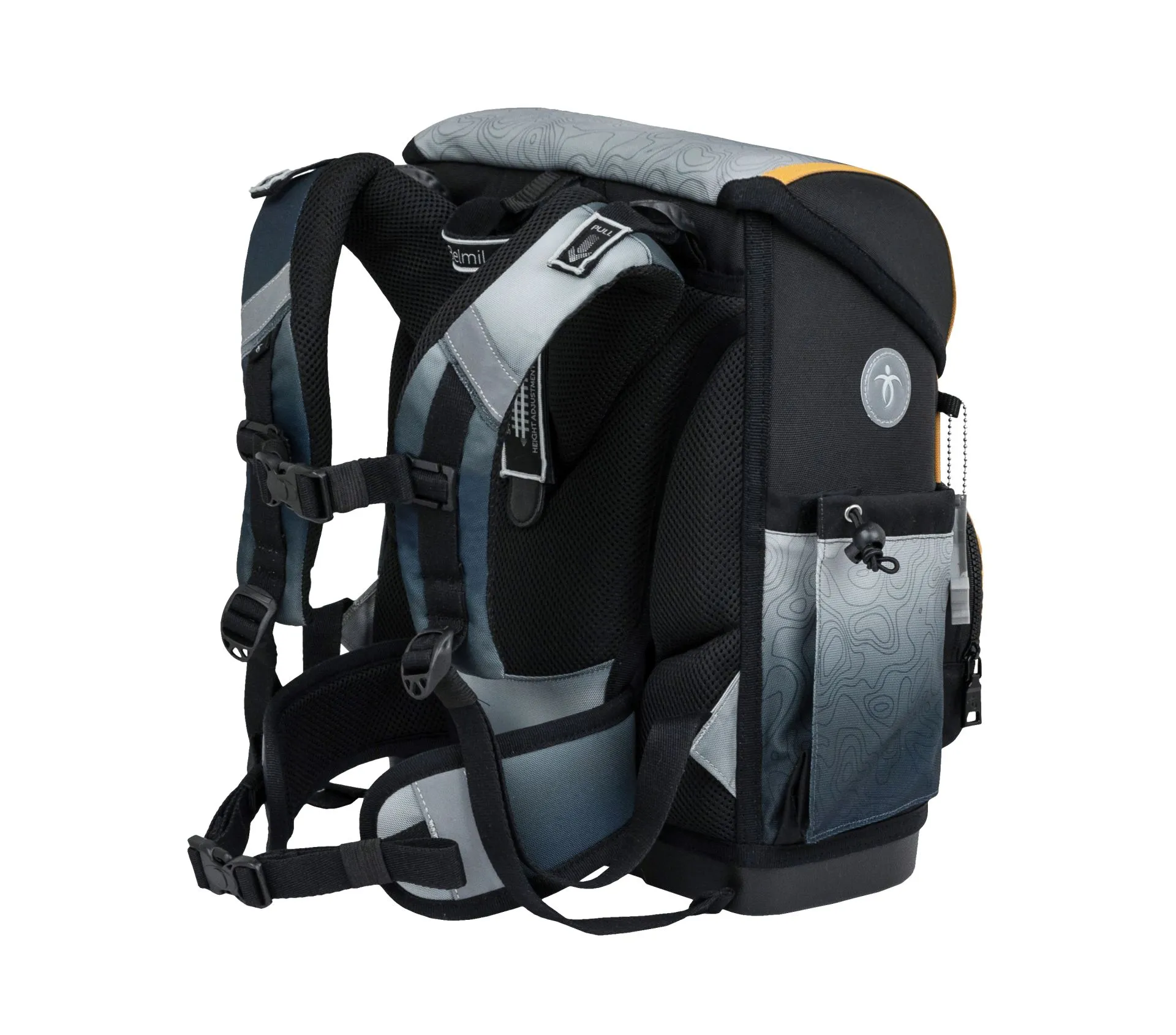 Belmil Premium Compact Plus Schulra﻿nzen-Set 5-tlg - Black Grey