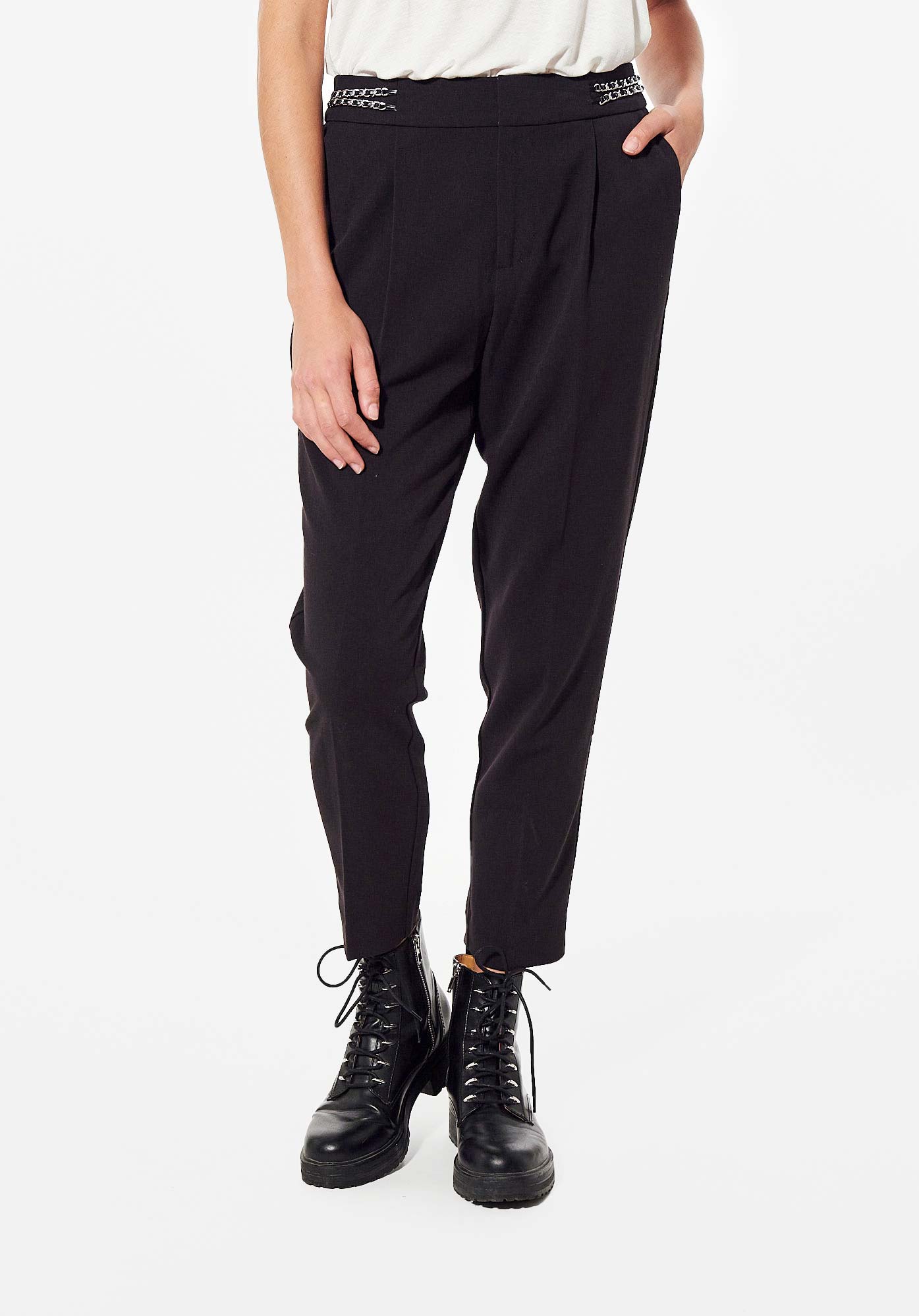 DULCE  Pantalon noir Femme