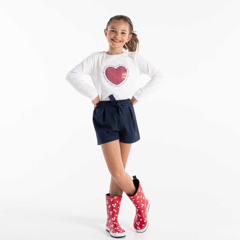 Short chic anthracite Fille